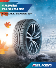 Falken 225/45R19 96W Xl Euroall Season AS220 Pro 4 Mevsim (Üretim Yılı: 2025 )