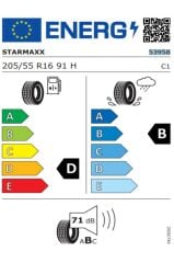 Starmaxx Naturen ST562 205/55 R16 91H Yaz Lastiği - 2025