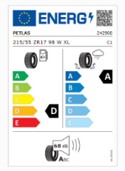 Petlas 215/55 R17 TL 98W XL Prestıge Sport Yaz Lastiği 2025